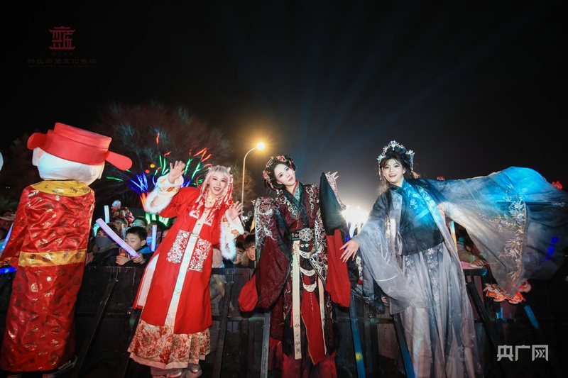 千年海宝承福韵万盏花灯贺马年——银川老城第二届海宝福灯会正式点亮(图2)